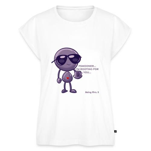 Smoon City 16_I'm Rooting For You - Women's Premium Roll Up Sleeve T-Shirt
