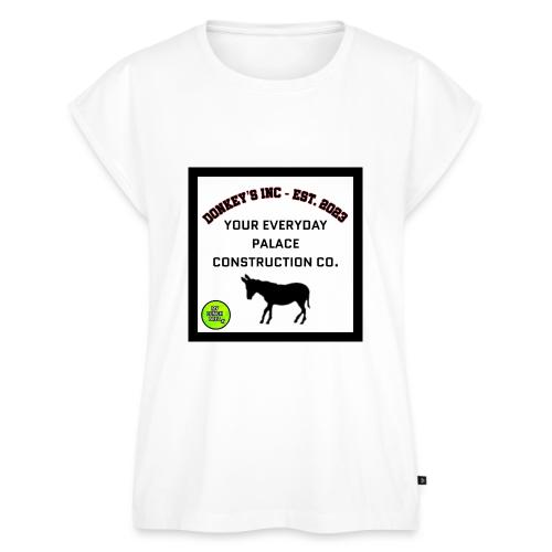 Donkeys INC. 2024 Palace Version - Women's Premium Roll Up Sleeve T-Shirt