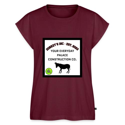 Donkeys INC. 2024 Palace Version - Women's Premium Roll Up Sleeve T-Shirt
