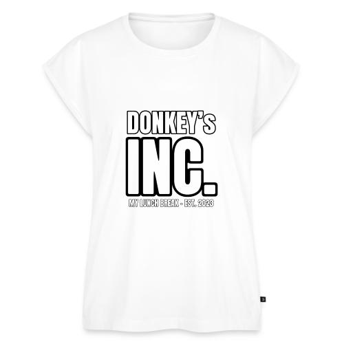 Donkeys inc. 2025 6 - Women's Premium Roll Up Sleeve T-Shirt