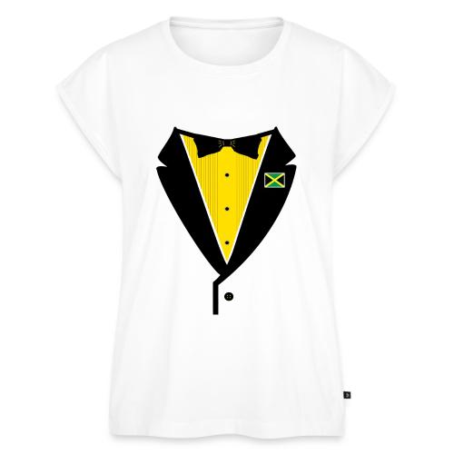 Jamaican Tuxedo - Women's Premium Roll Up Sleeve T-Shirt