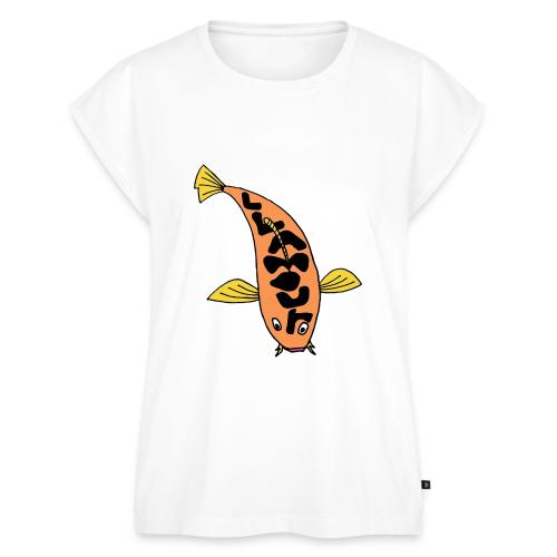 Llamour fish. - Women's Premium Roll Up Sleeve T-Shirt