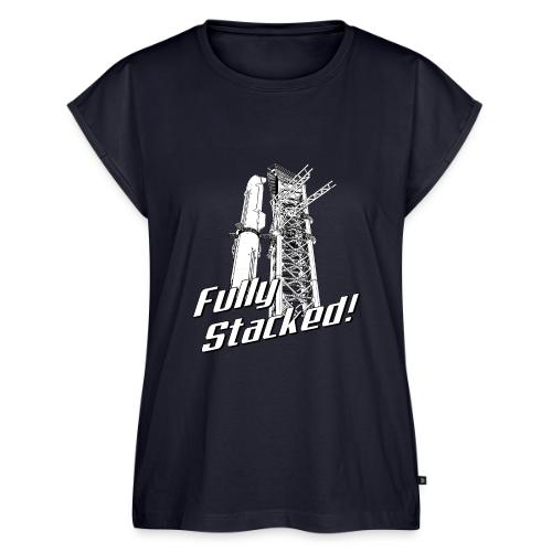 Fully Stacked - Women's Premium Roll Up Sleeve T-Shirt