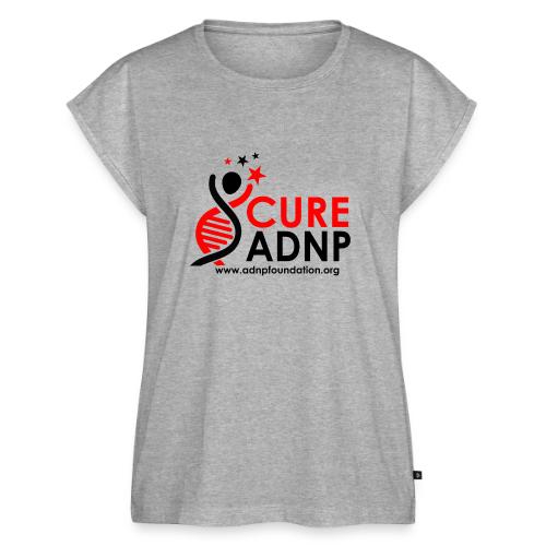 ADNP KRF NEW LOGO no shadow - Women's Premium Roll Up Sleeve T-Shirt