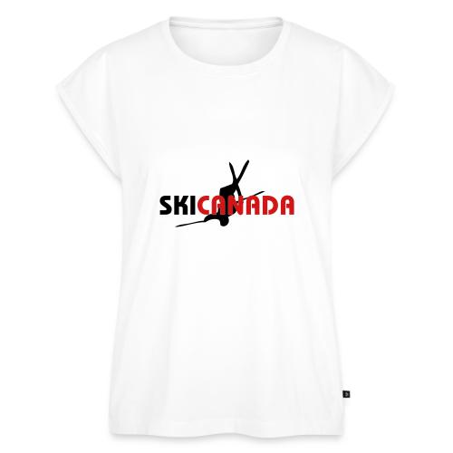 Ski Canada - Women's Premium Roll Up Sleeve T-Shirt