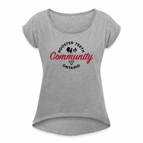Rooster Teeth Ontario Community - Women's Roll Cuff T-Shirt