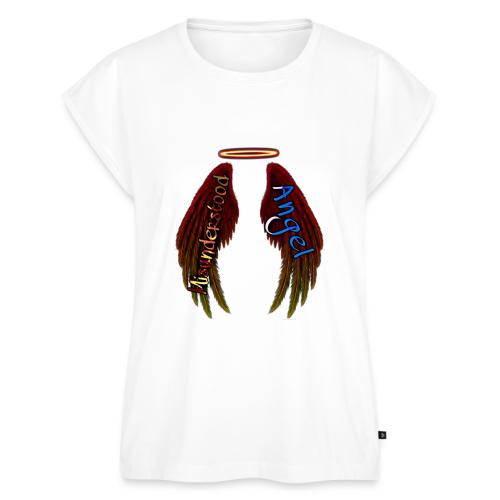 Misunderstood Angel (Demon Wings) - Women's Premium Roll Up Sleeve T-Shirt