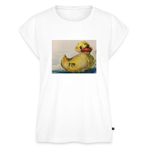 duck tears - Women's Premium Roll Up Sleeve T-Shirt