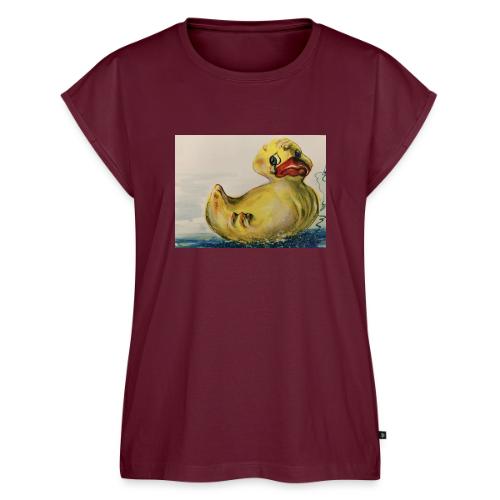 duck tears - Women's Premium Roll Up Sleeve T-Shirt