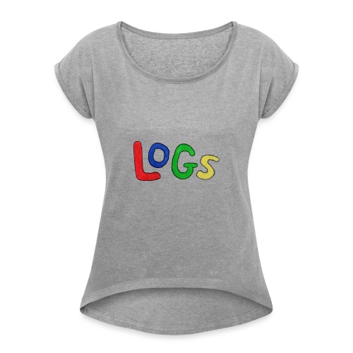 LOGS Design - Women's Roll Cuff T-Shirt