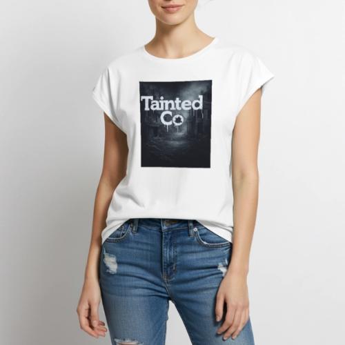 Tainted Co Town - Women's Premium Roll Up Sleeve T-Shirt