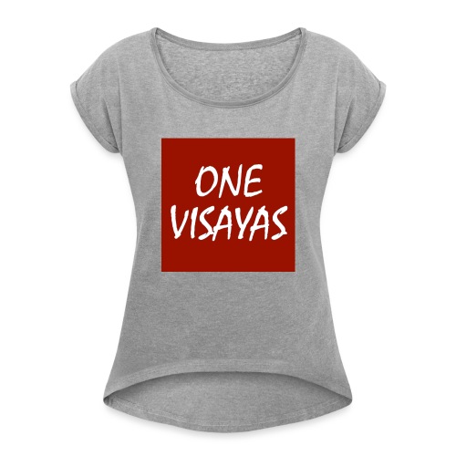 ONEVisayas Logo - Women's Roll Cuff T-Shirt