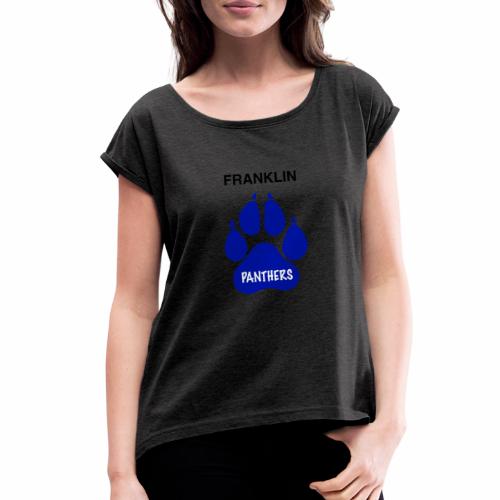 Franklin Panthers - Women's Roll Cuff T-Shirt