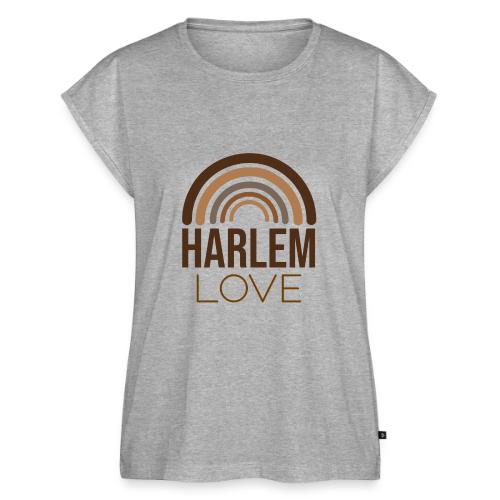 Harlem LOVE - Women's Premium Roll Up Sleeve T-Shirt