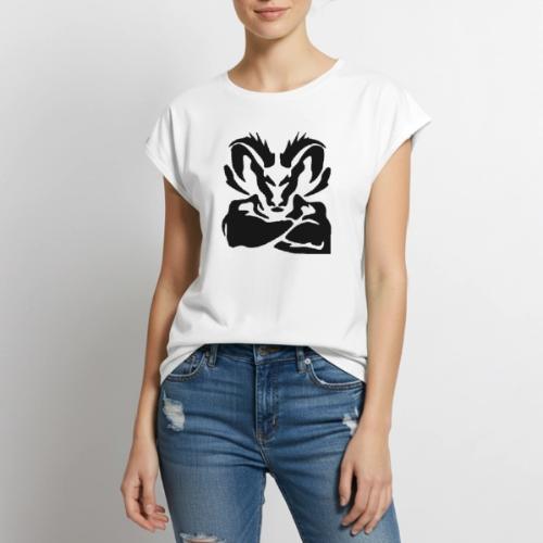 Muscle Truck - Women's Premium Roll Up Sleeve T-Shirt