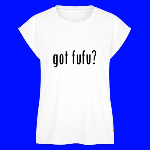 gotfufu-black - Women's Premium Roll Up Sleeve T-Shirt