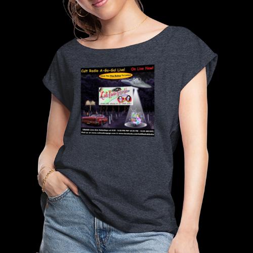 CRAGG Advert Banner - Women's Roll Cuff T-Shirt
