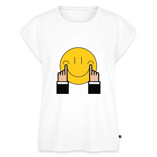 Smile design - Women's Premium Roll Up Sleeve T-Shirt