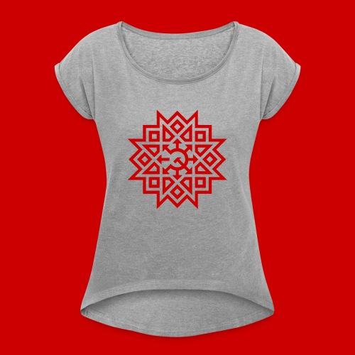 Chaos Communism - Women's Roll Cuff T-Shirt