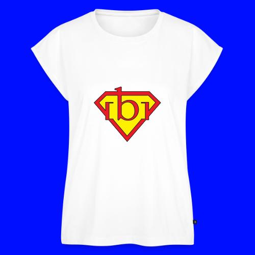 super b - Women's Premium Roll Up Sleeve T-Shirt