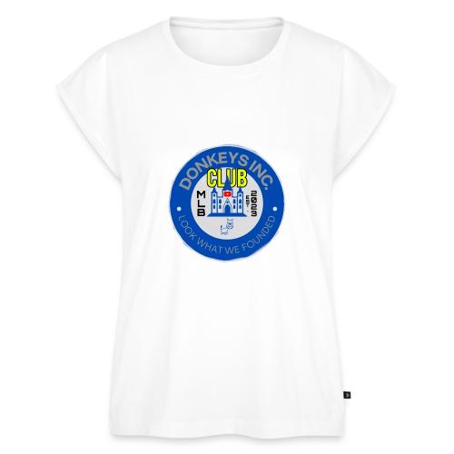 Donkey INC Club - Women's Premium Roll Up Sleeve T-Shirt