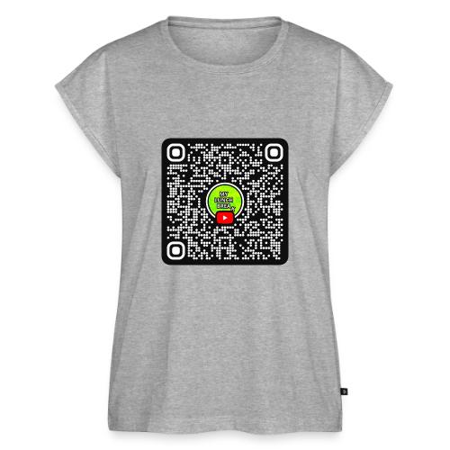 QR CODE - Women's Premium Roll Up Sleeve T-Shirt
