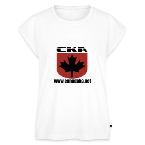 CKA Back 1 - Women's Premium Roll Up Sleeve T-Shirt