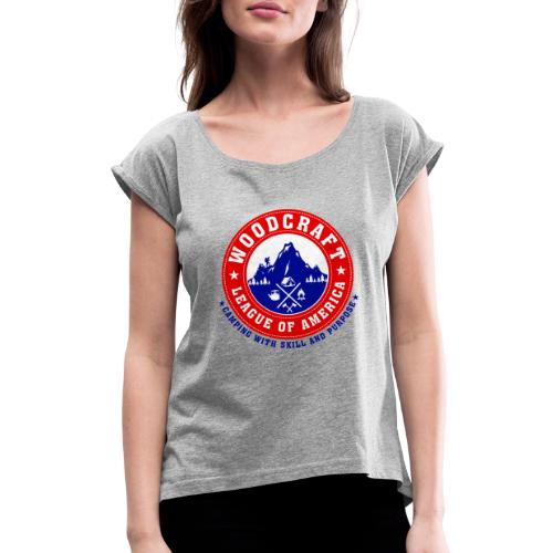 Woodcraft League of America Logo Gear - Women's Roll Cuff T-Shirt