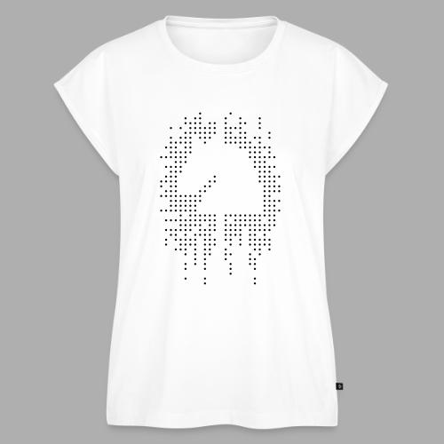Dots_Right - Women's Premium Roll Up Sleeve T-Shirt