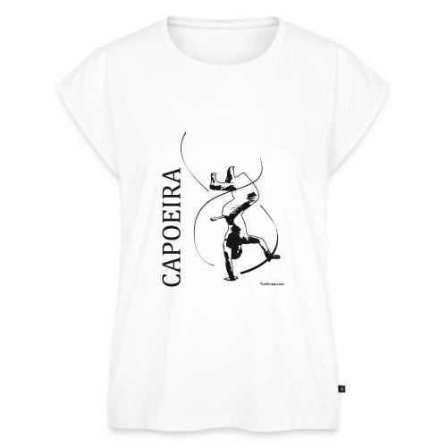 CAPOEIRA 004 - Women's Premium Roll Up Sleeve T-Shirt