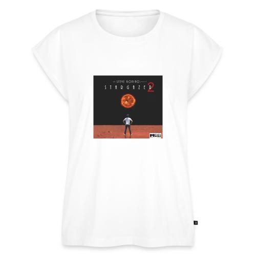 Stargazer 2 album cover - Women's Premium Roll Up Sleeve T-Shirt