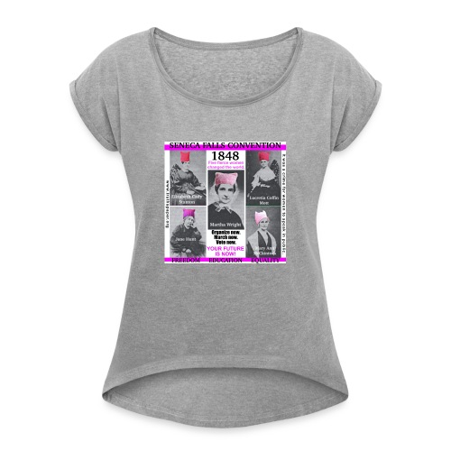 Seneca Falls 5 - Women's Roll Cuff T-Shirt