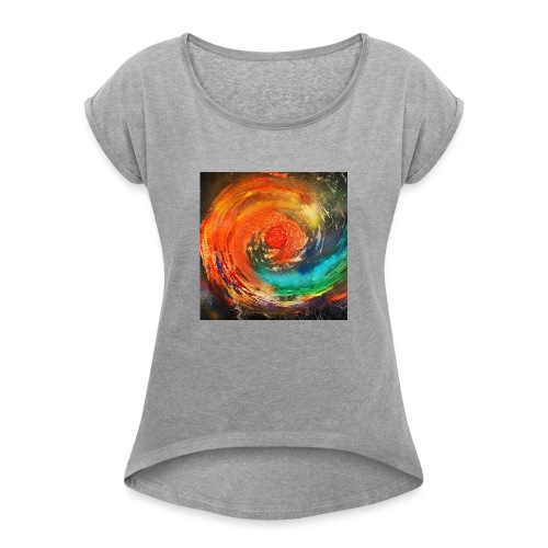 Space - Women's Roll Cuff T-Shirt
