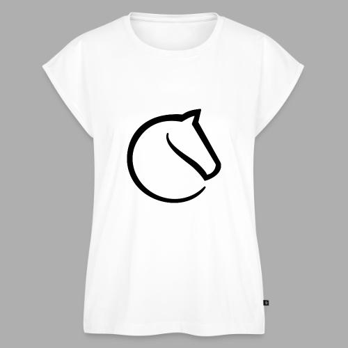 logo - Women's Premium Roll Up Sleeve T-Shirt