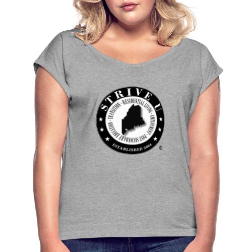 STRIVE U Emblem - Women's Roll Cuff T-Shirt