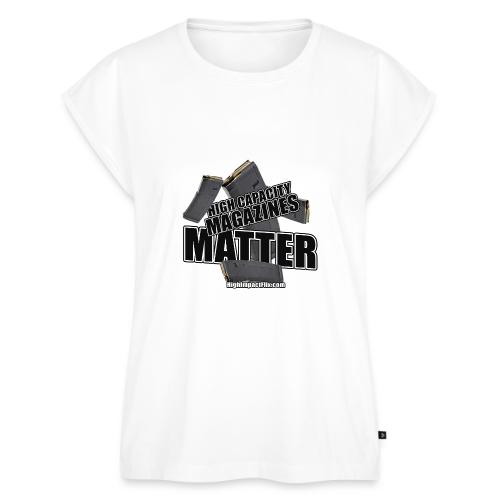 High Capacity Magazines Matter - Women's Premium Roll Up Sleeve T-Shirt