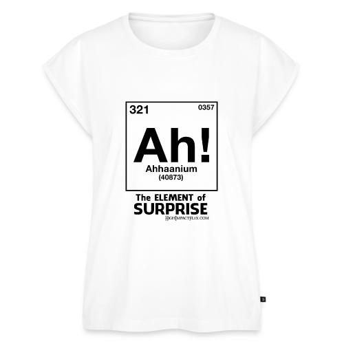 Element of Surprise - Women's Premium Roll Up Sleeve T-Shirt