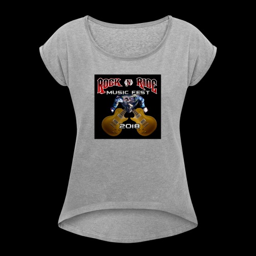 RocknRide Design - Women's Roll Cuff T-Shirt