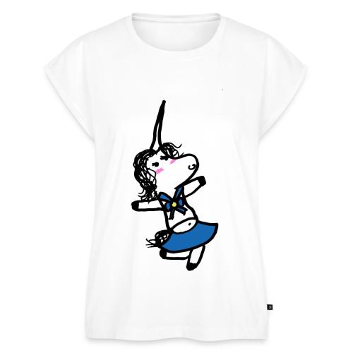 Sailor Unicorn - Women's Premium Roll Up Sleeve T-Shirt