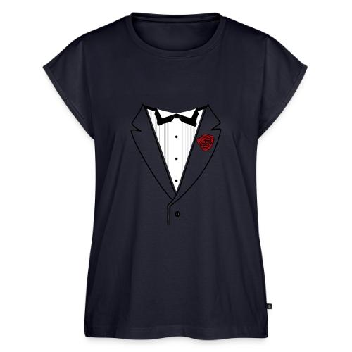 blackline - Women's Premium Roll Up Sleeve T-Shirt