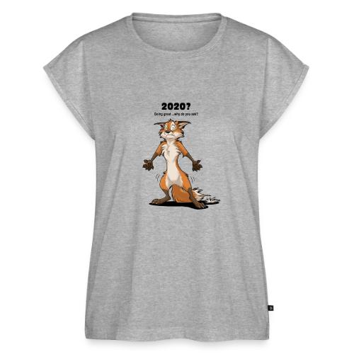 2020? Going great... (for bright backgrounds) - Women's Premium Roll Up Sleeve T-Shirt