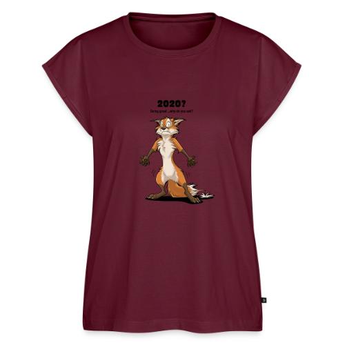 2020? Going great... (for bright backgrounds) - Women's Premium Roll Up Sleeve T-Shirt