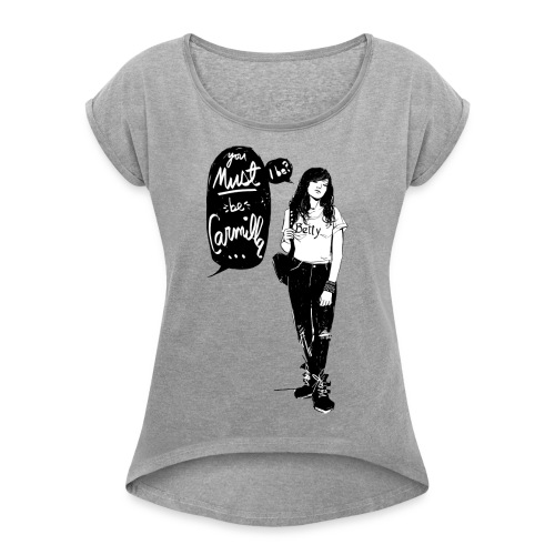 Valentine M. Smith x Carmilla - Women's Roll Cuff T-Shirt