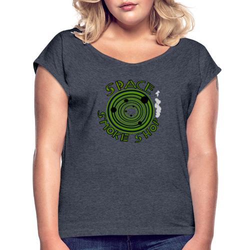 VIdeo Game Logo - Women's Roll Cuff T-Shirt