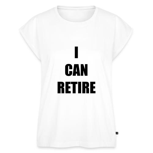 retire - Women's Premium Roll Up Sleeve T-Shirt
