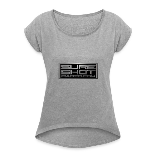 MERCH LOGO1 - Women's Roll Cuff T-Shirt
