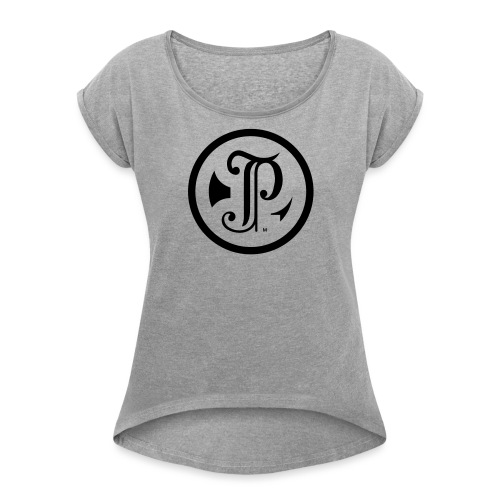 TP Logo - Women's Roll Cuff T-Shirt