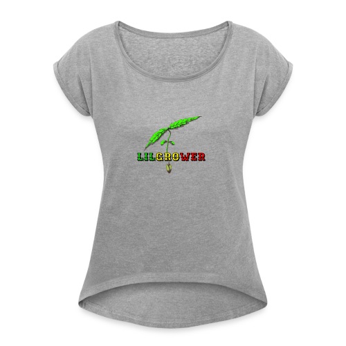 lil sprout - Women's Roll Cuff T-Shirt
