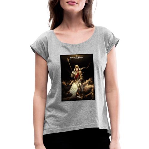 SoW Holy Warrior - Women's Roll Cuff T-Shirt