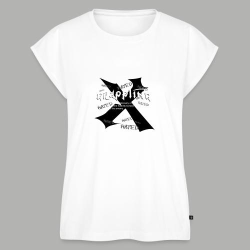 Hated 2 - Women's Premium Roll Up Sleeve T-Shirt